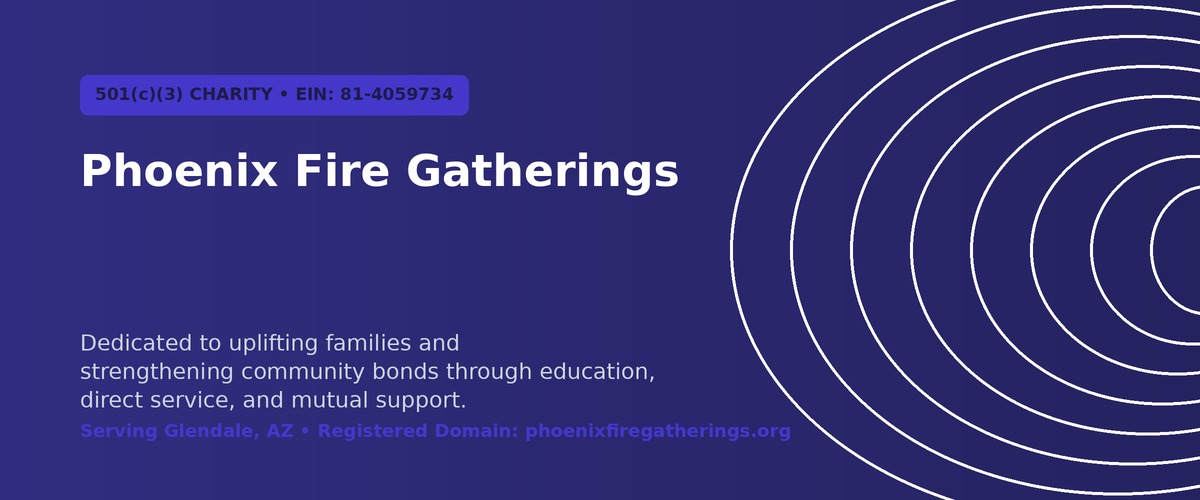 Phoenix Fire Gatherings Organization Banner